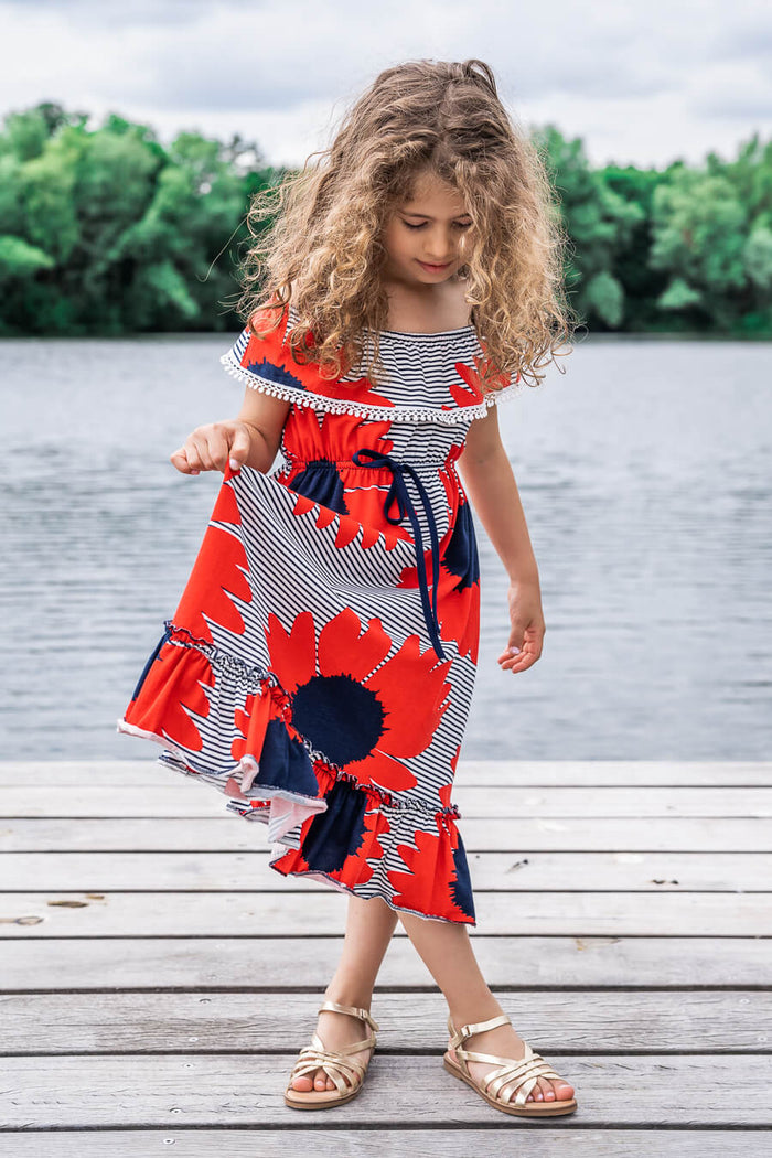 neem medicijnen dubbellaag Groen Pretty on the Beach twinning dress I Me - matching mom daughter outfits –  Just Like Mommy'z