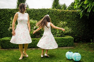 Moeder dochter jurk - Twinning set - Just Like Mommy'z matching dresses - Like a day dream twinning dress - Mine me outfits