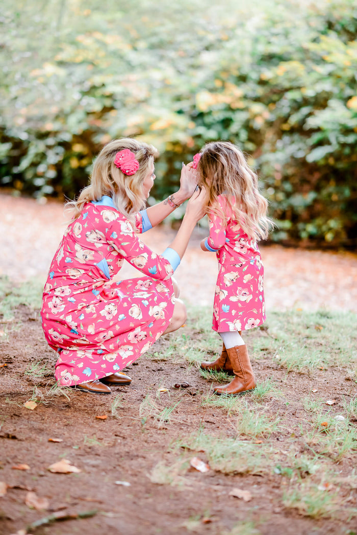 Roses & Pearls hair clip | Mama & Me